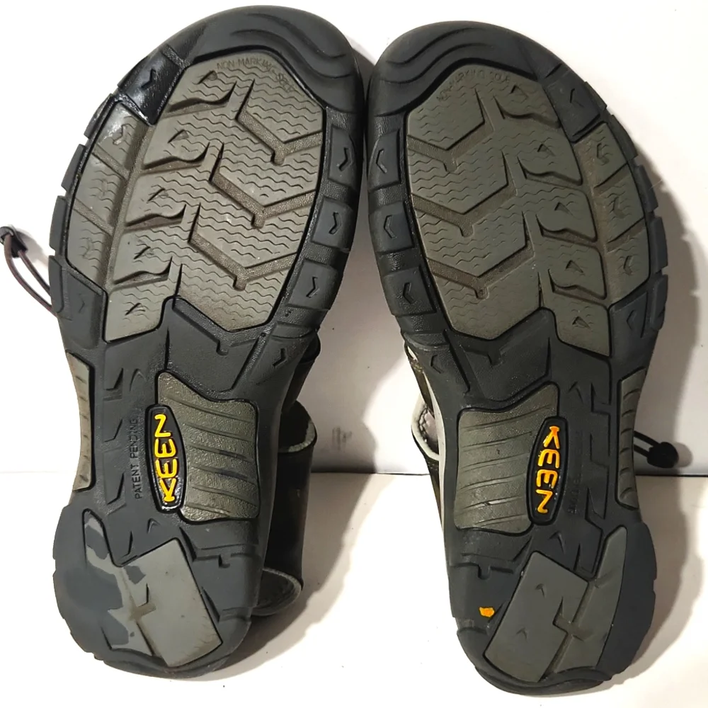 Keen Newport Waterproof Leather Olive Brown Hiking Sport Sandals Size 13